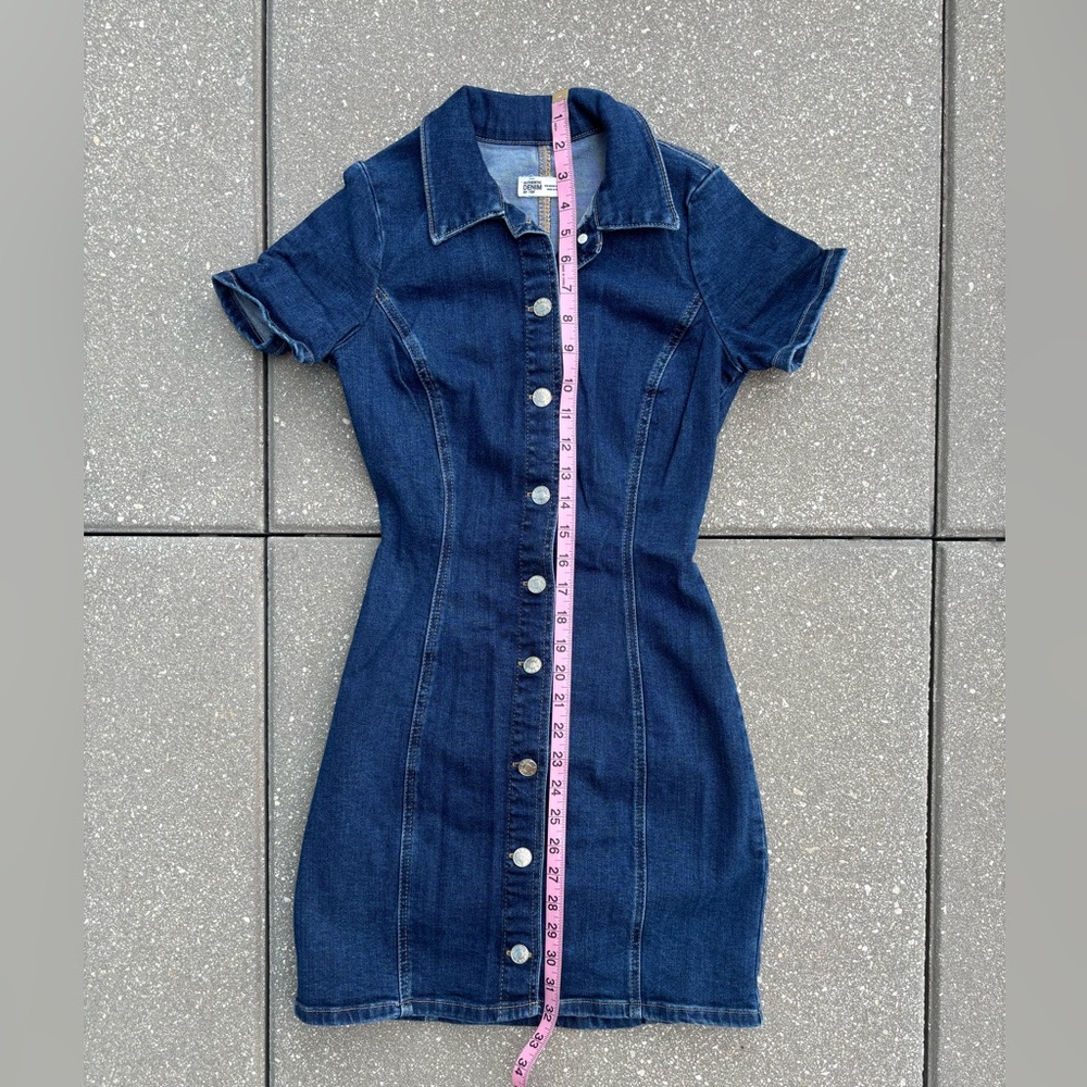 Zara Denim Button-Up Dress